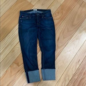 Hudson 3/4 length cuffed jeans